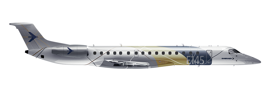 Embraer ERJ140/145XR private jet chartering