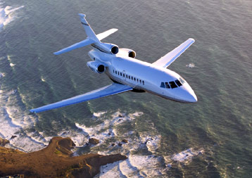 Chania private jet charter Falcon-EX