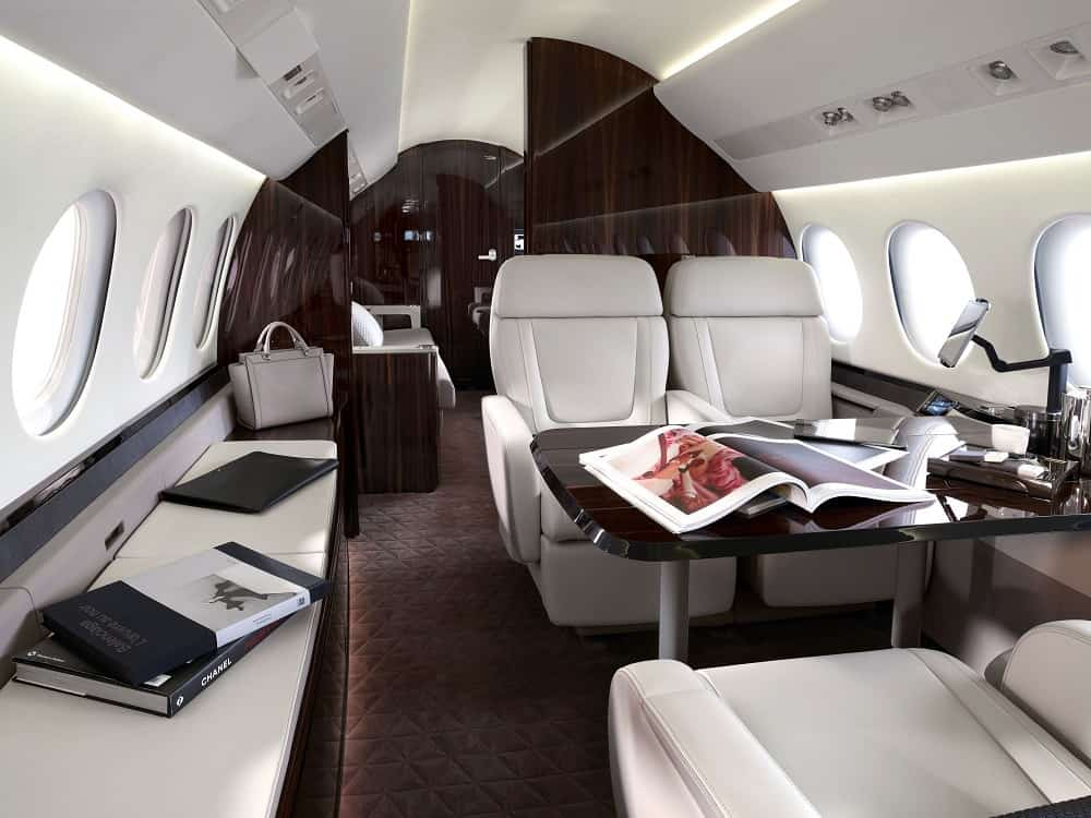 Falcon 8X private jet chartering