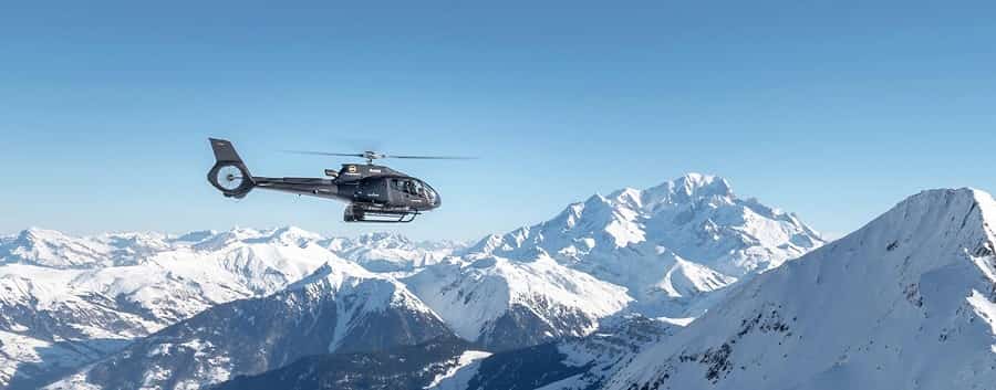 Ischgl private helicopter transfer service