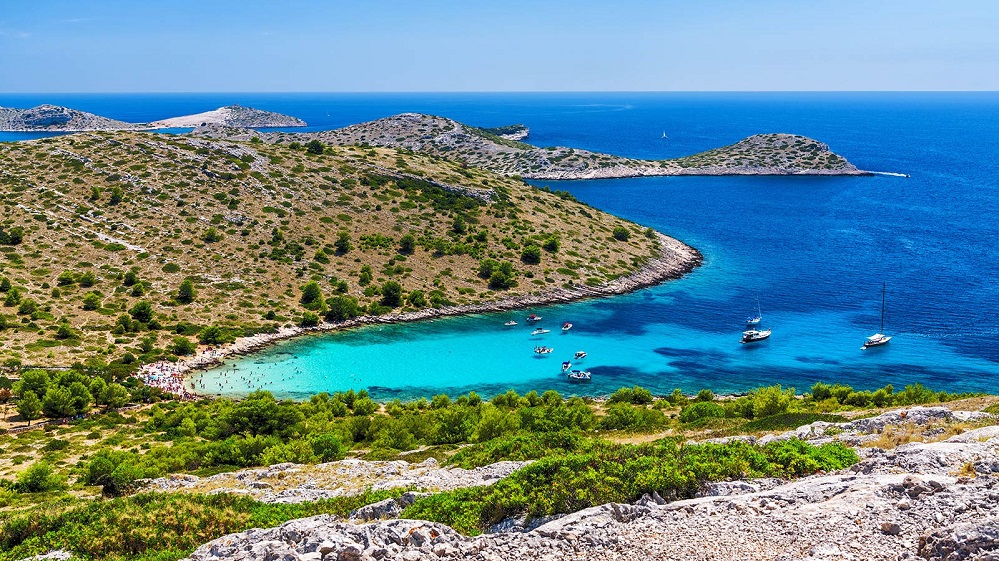 Untouched nature of beautiful Kornati islands National Park