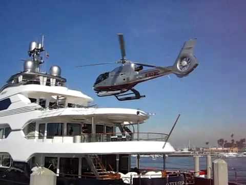 Split helicopter transfer service