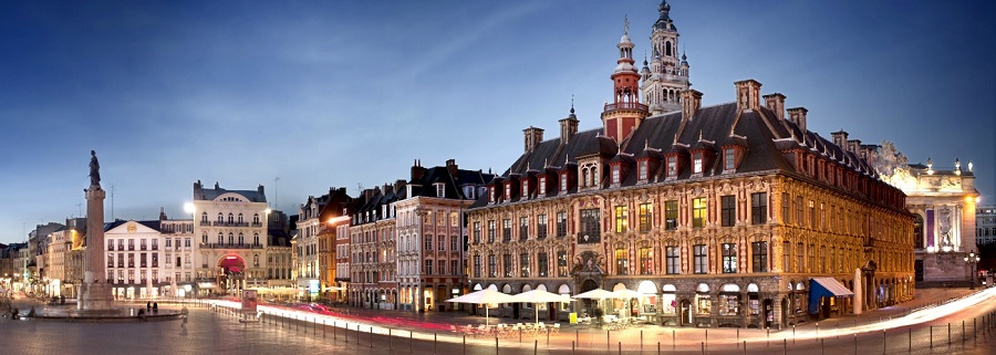 Lille, France private helicopter charter service