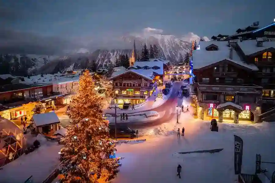 Milan to Courchevel helicopter transfer