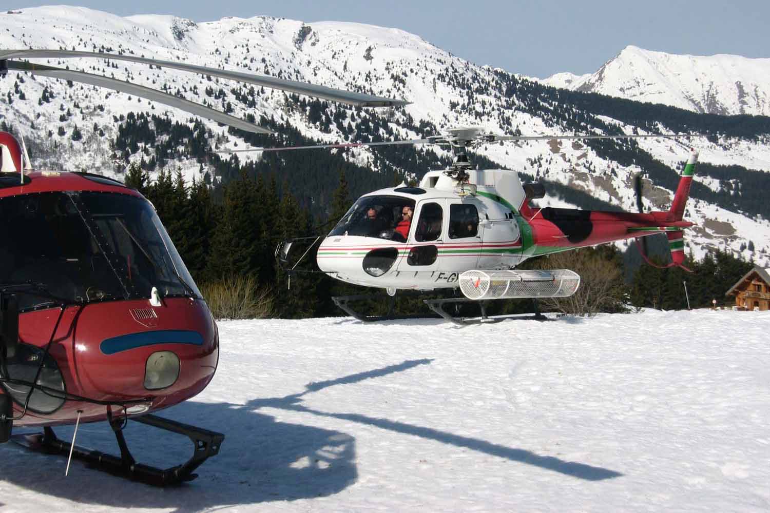 Les-Arcs helicopter charters service