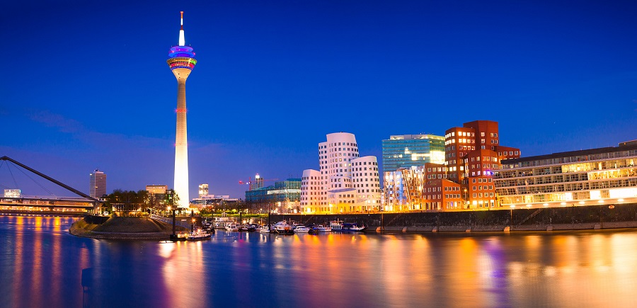 Germany private helicopter charter flight services in Dusseldorf