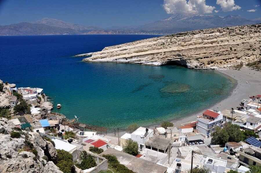 Matala beach - Crete island - Greece VIP services