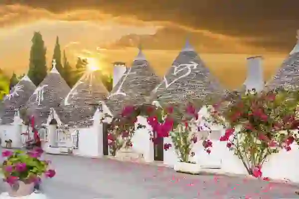 Alberobello helicopter departure for Rome