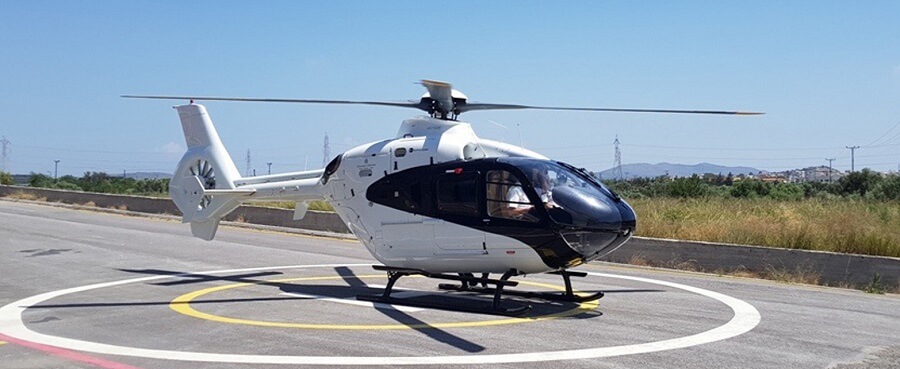Capri private helicopter charter service