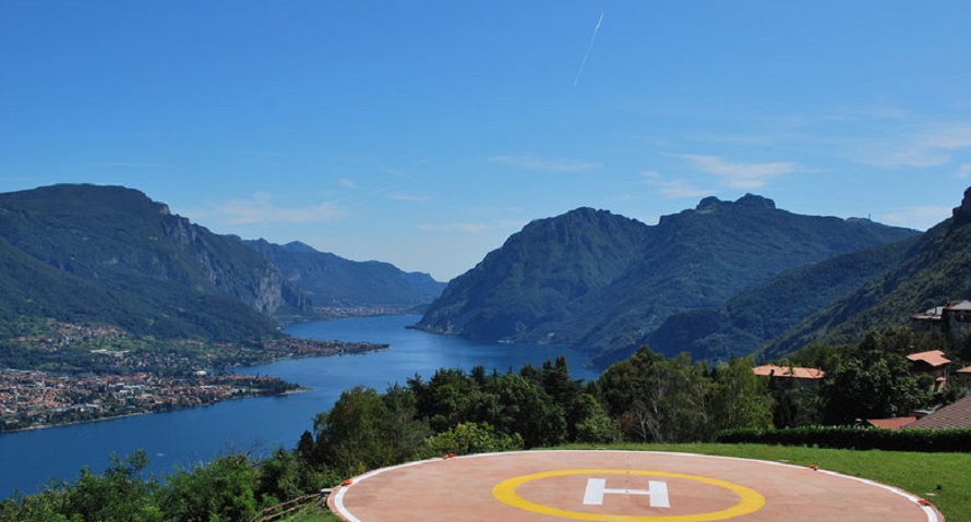 Como private helicopter charter service Como private helicopter charter service