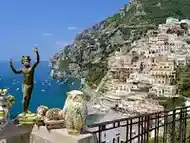 Helicopter charter flight services in Positano