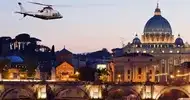 Charter a private helicopter transfer from/to Rome