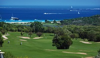 Helicopter transfer from Rome to Sardinia Golf Resort