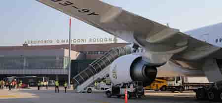 Helicopter transfer from or to Bologna in Italy