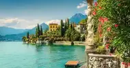 Helicopter transfers to Villas on Como Lake