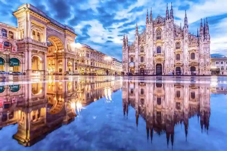 Helicopter flights and transfers to Milan
