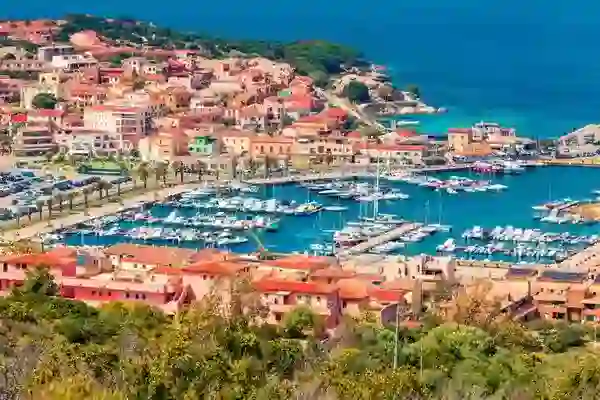 Olbia helicopter departure for Rome