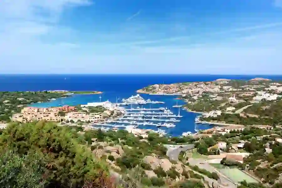 Porto Cervo helicopter departure for Rome