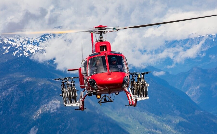 Val Gardena helicopter flight transfer