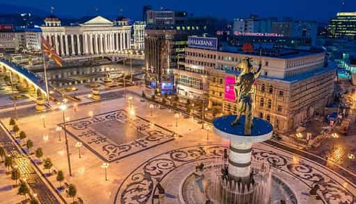 Skopje square - Macedonia VIP services