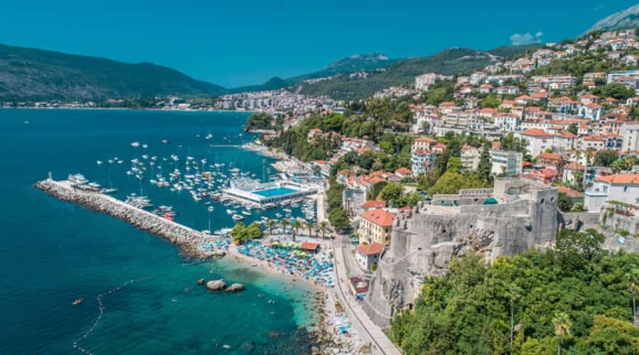 Montenegro private helicopter charter flight services in Herceg-Novi