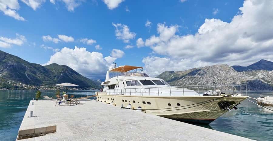Montenegro luxury motor yacht charter in Petrovac