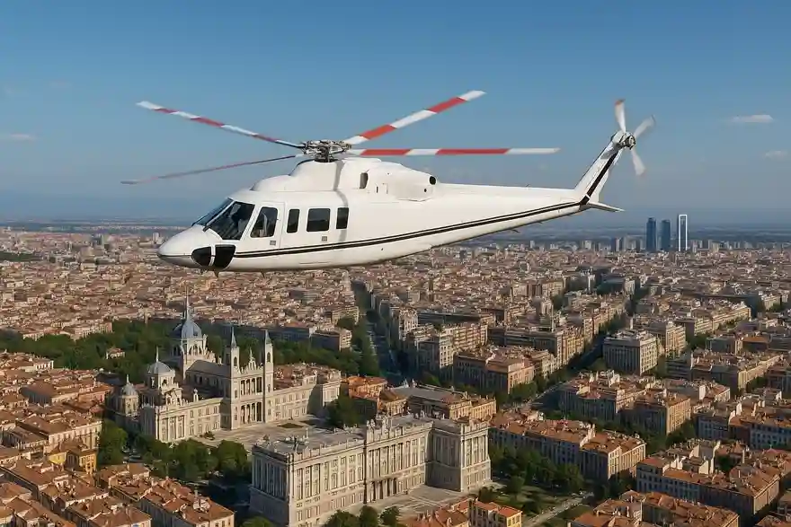 Madrid helicopter charter services