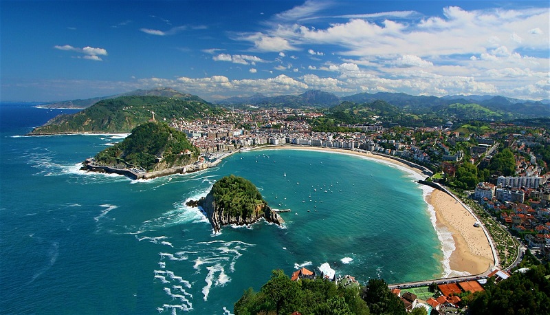 San Sebastian, Spain private helicopter charter service