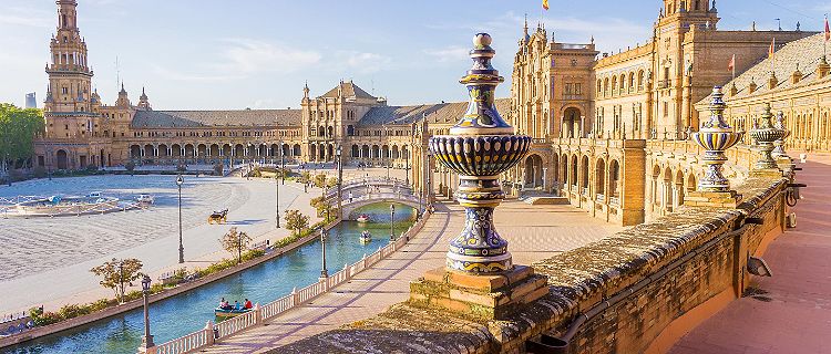 Seville private jet chartering in Spain