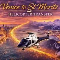 Venice to St Moritz helicopter transfer