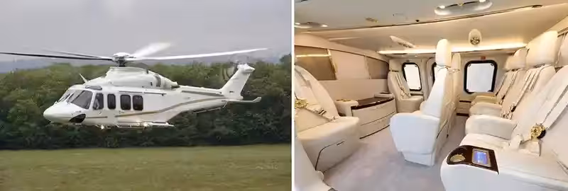 Switzerland helicopter transfer services in Zermatt