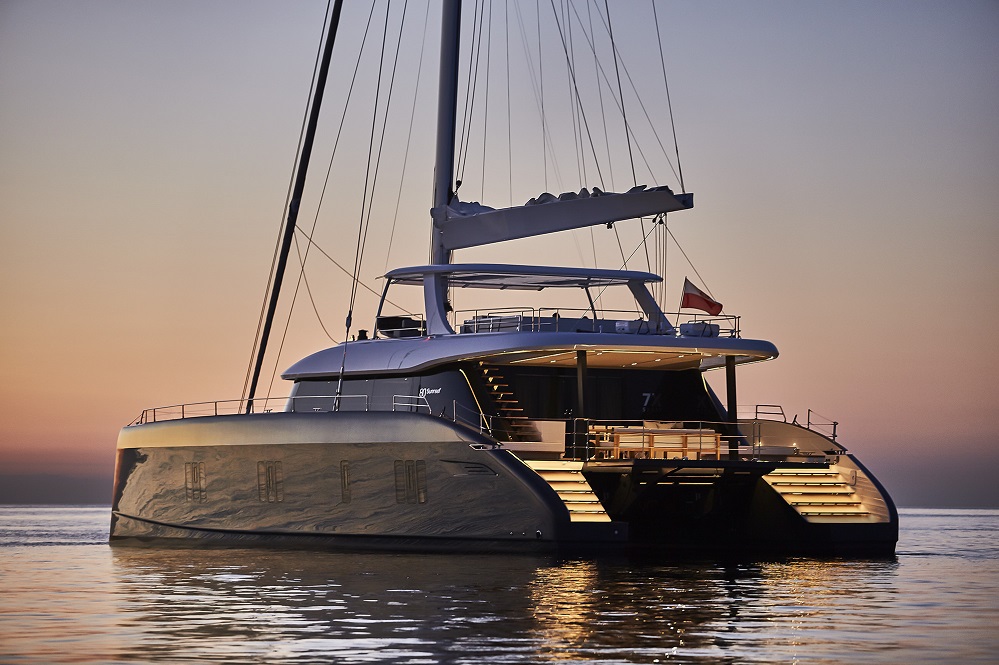 7X 80ft Nice luxury catamaran charter