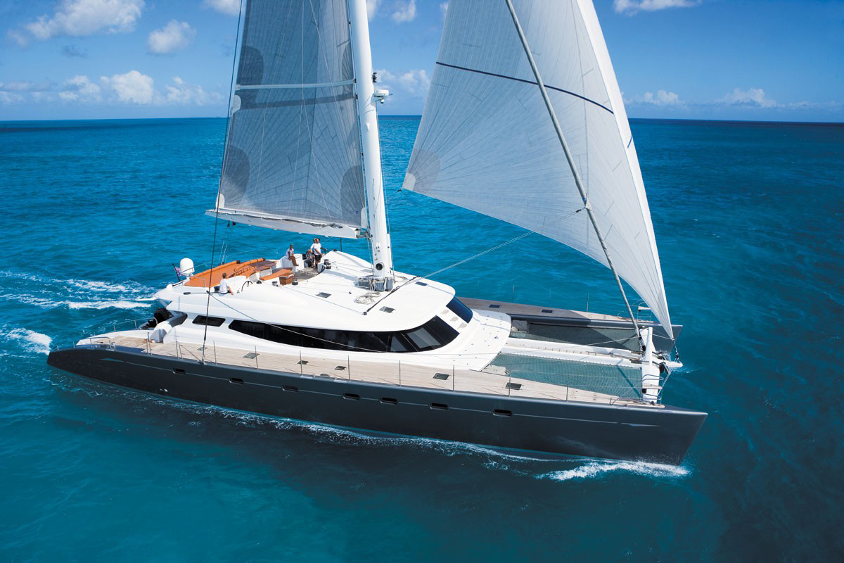 Allures 43 Rhodes luxury catamaran charter