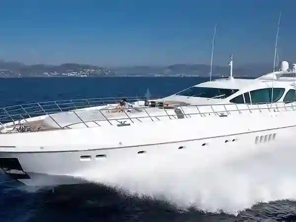 Mangusta 130 open mega yacht charter