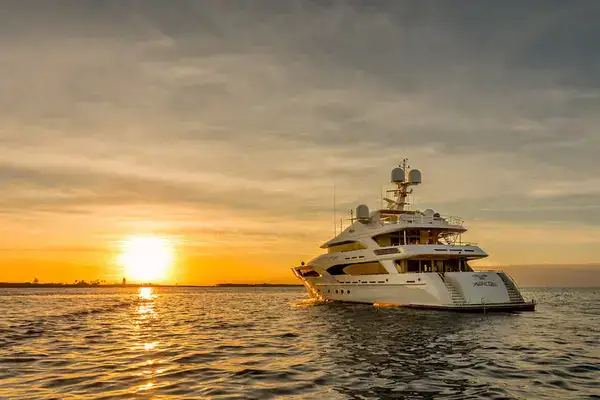 Luxury motor yacht charter in Portofino, Italy
