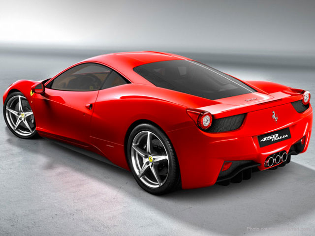 Ferrari 458 Italia cars rental